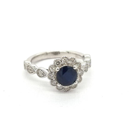 Sapphire and Diamond Dress Ring