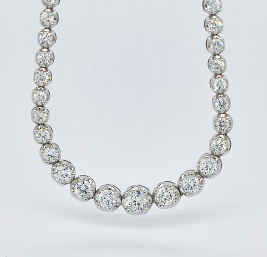 Graduating Lab-Diamond Necklace