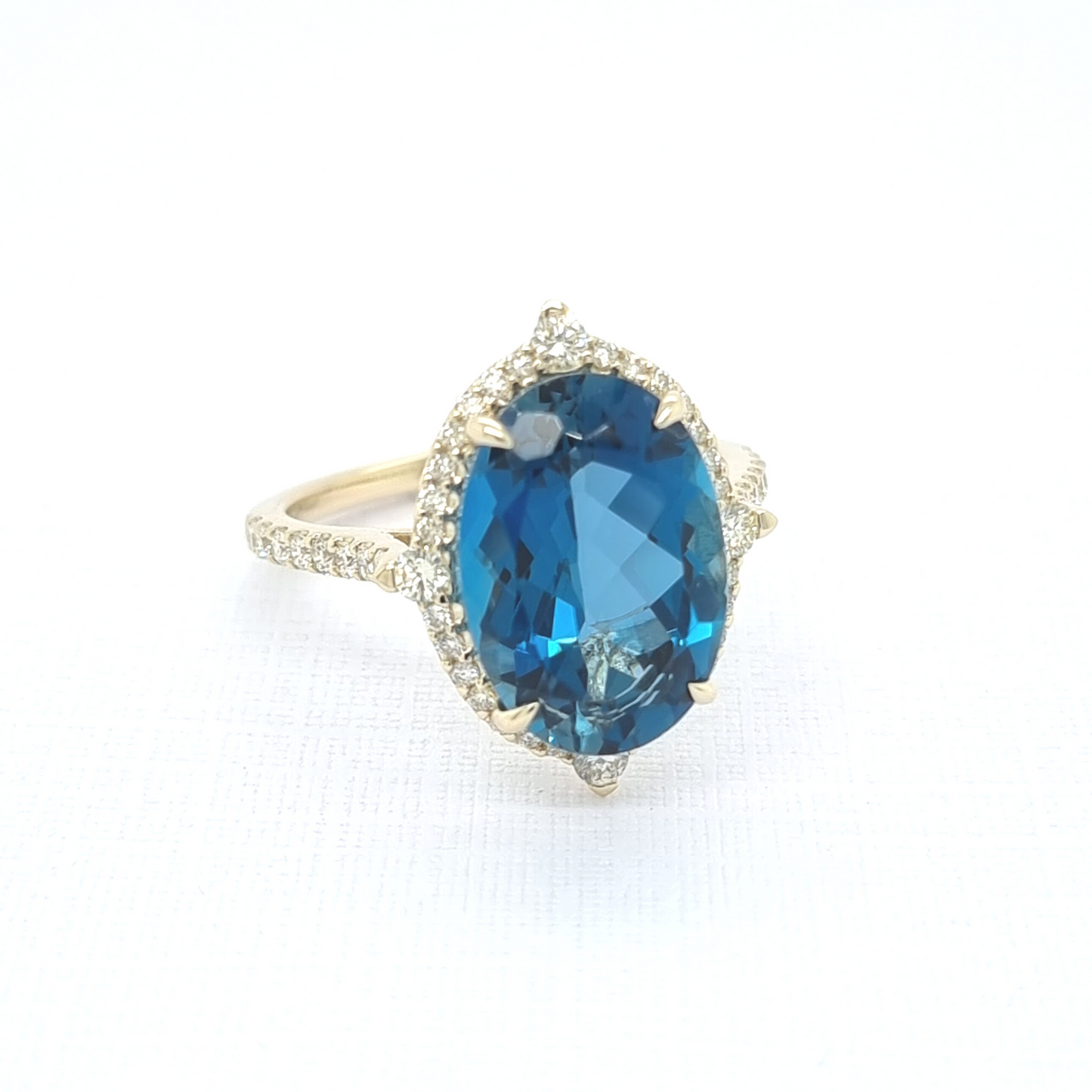 London Blue Topaz Ring - Sanders Jewellers NZ