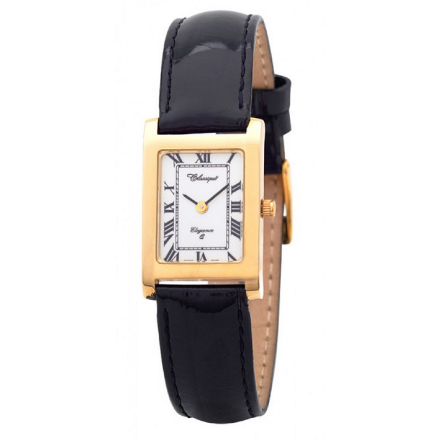 14ct. Solid Gold Swiss Quartz Leather Strap - Sanders Jewellers NZ