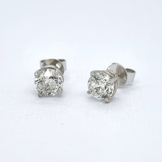 Diamond Stud Earrings - Sanders Jewellers NZ