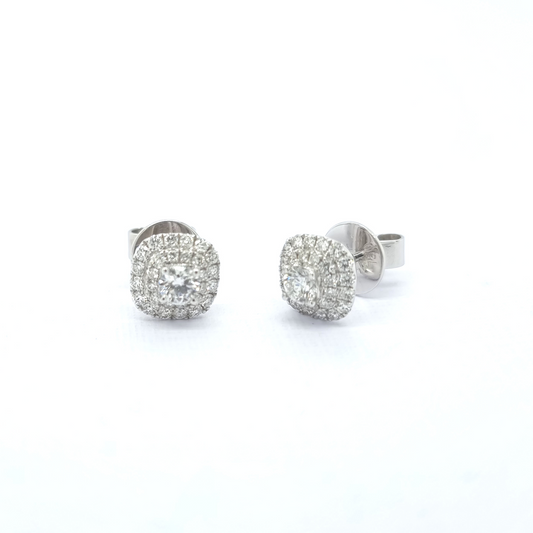 Diamond Stud Earrings - Sanders Jewellers NZ