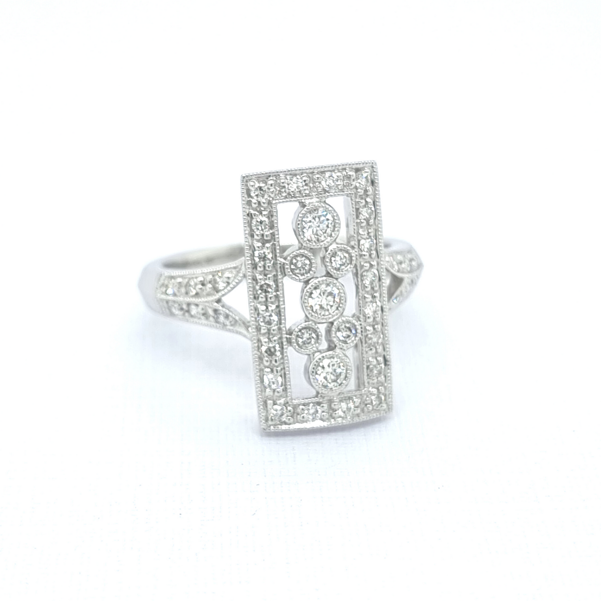Edwardian Diamond Ring - Sanders Jewellers NZ