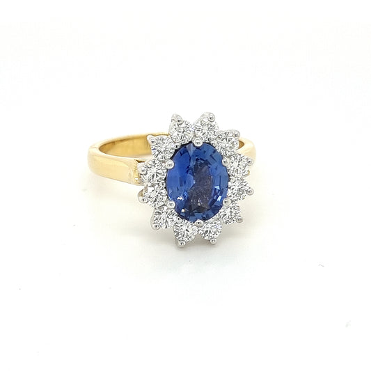 Sapphire and Diamond Dress Ring