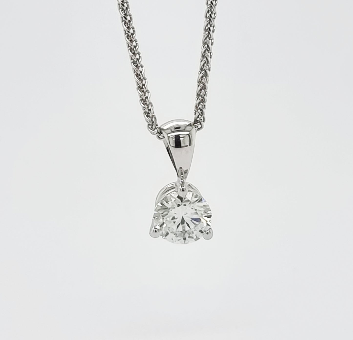 0.5ct Lab-Diamond Pendant