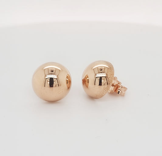 9ct Gold Dome Studs
