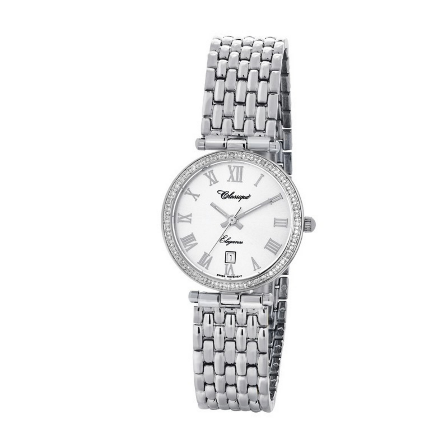 51 Diamond Set Swiss Quartz All Stainless Steel - Sanders Jewellers NZ