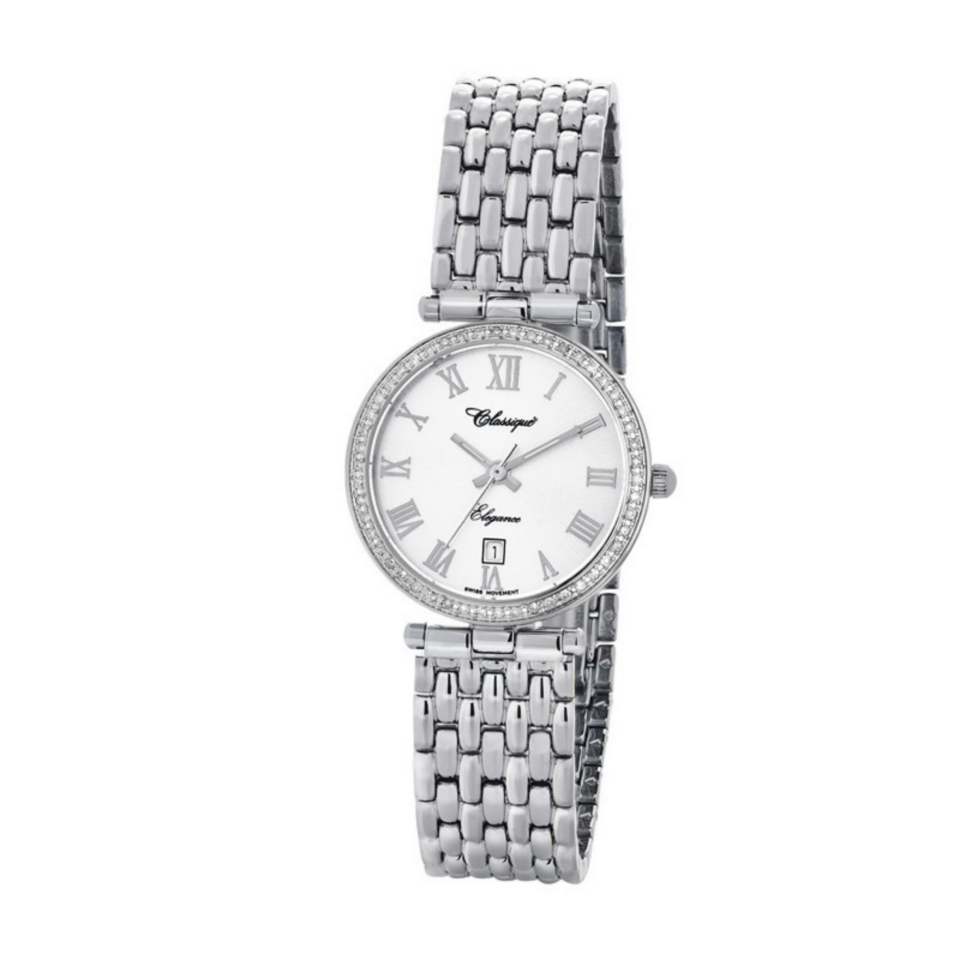 51 Diamond Set Swiss Quartz All Stainless Steel - Sanders Jewellers NZ