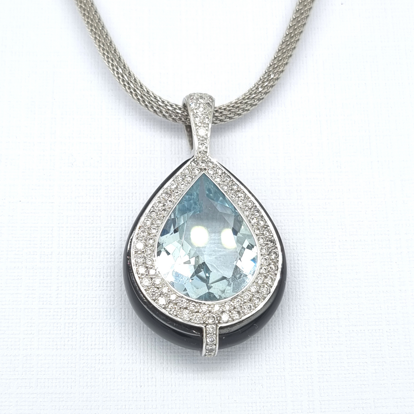 Aquamarine Necklace - Sanders Jewellers NZ