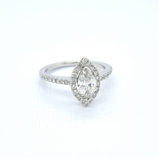 Marquise Diamond Ring - Sanders Jewellers NZ